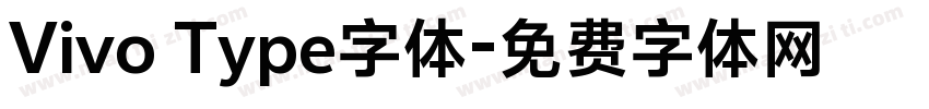 Vivo Type字体字体转换